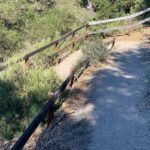 Trail switchbacks down Paso Robles hiking